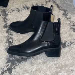Zara leather boots